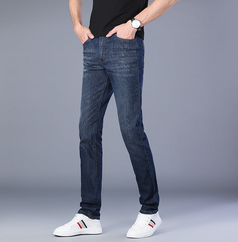 Men's Slim Business Straight Jeans