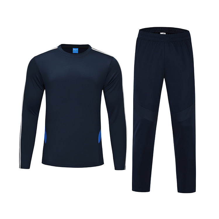 Men's slim Round Neck Casual Running Two-Piece Sport Suit