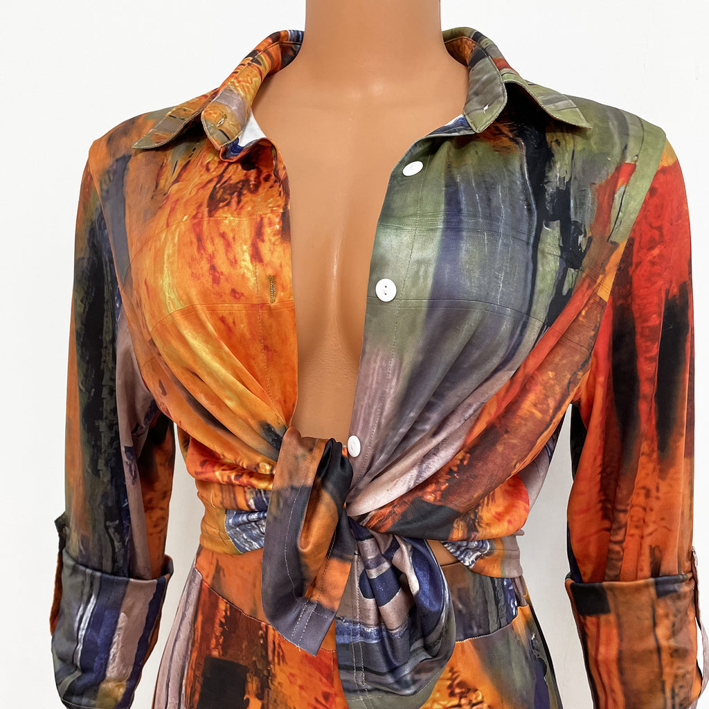 Cardigan moulant décontracté deux pièces femmes costume