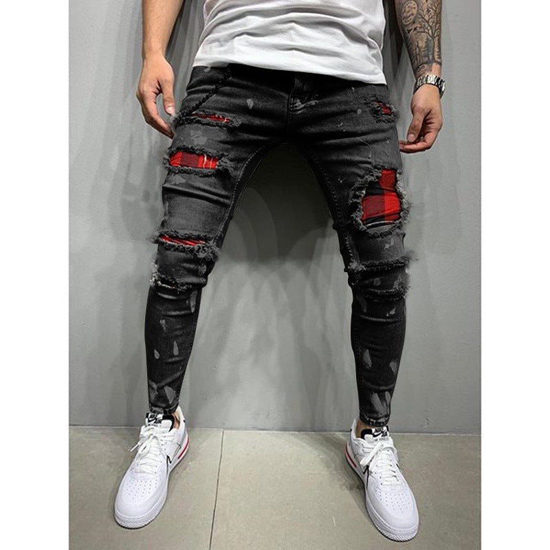 Jeans de peinture pour hommes