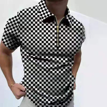 Men Short-Sleeved Polo Shirt