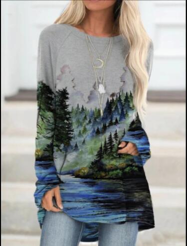 Digital printed sweater