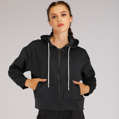 Nueva chaqueta deportiva suelta de talla grande para mujer