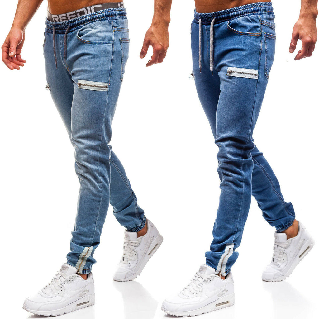 Jeans de sport en denim pour hommes