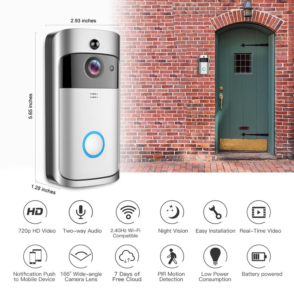 Smart Video Doorbell Camera HD WiFi Doorbell  for iOS&Android SP