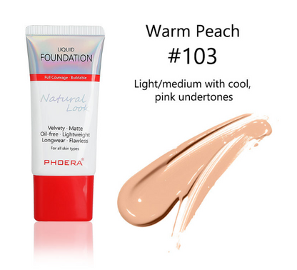 PHOERA Matte, Silky, Tube Liquid Foundation