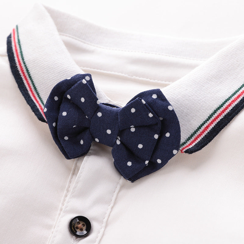 Bébé Bow Tie Gentleman Costume Vêtements