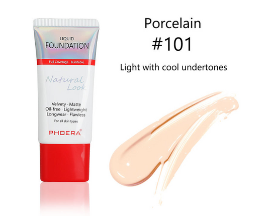 PHOERA Matte, Silky, Tube Liquid Foundation