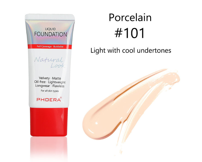 PHOERA Matte, Silky, Tube Liquid Foundation