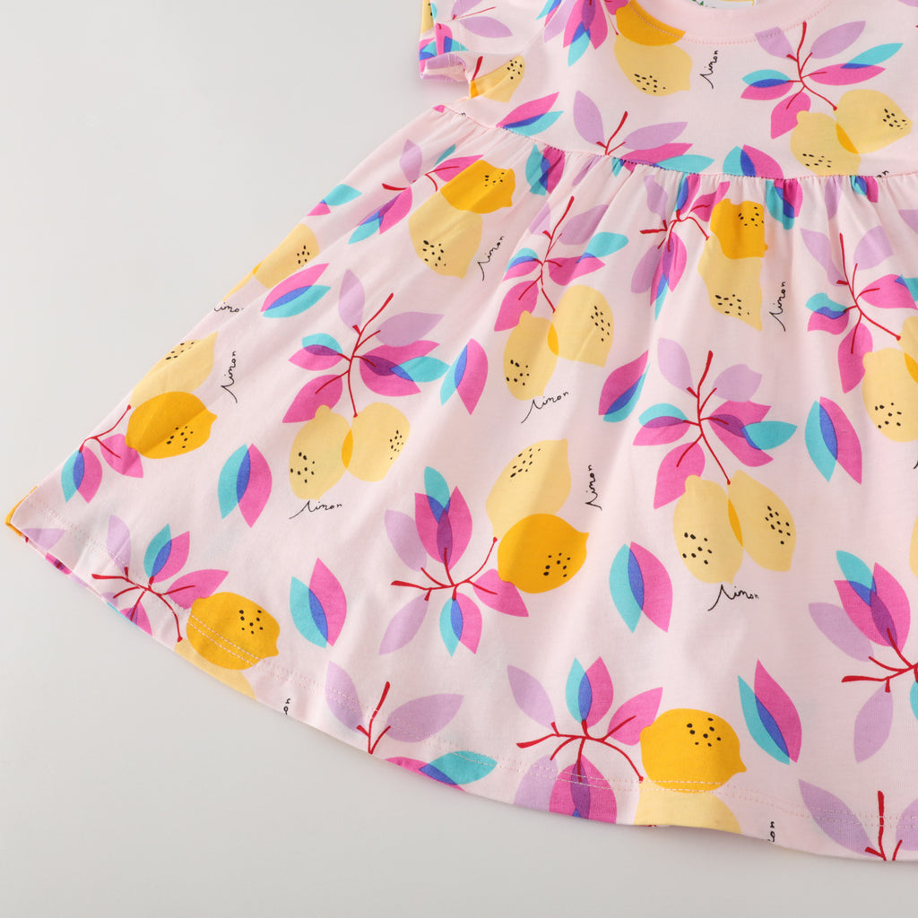 Robe imprimée tendance décontractée pour filles