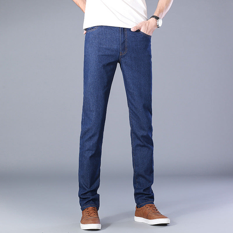 Men's Slim Business Straight Jeans
