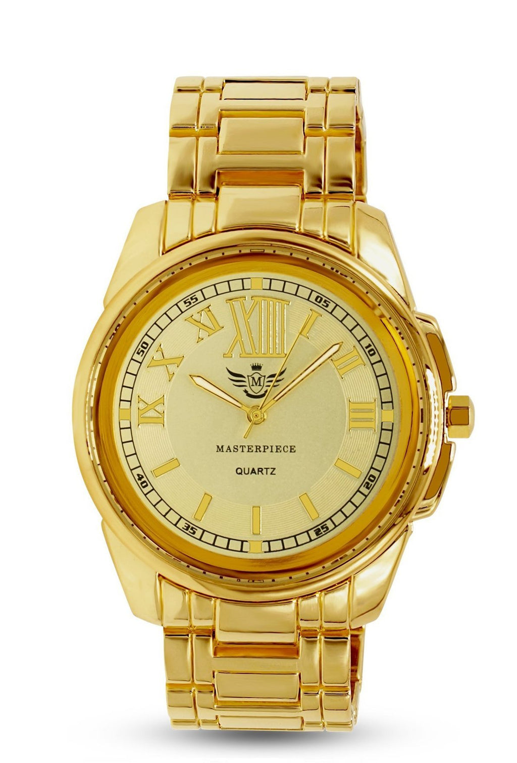 Reloj Masterpiece Classic de metal dorado