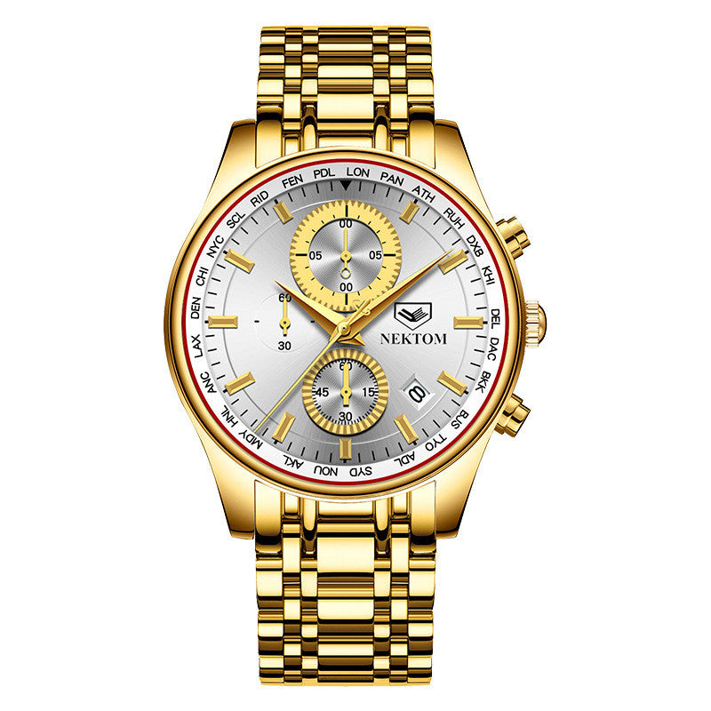 Montre étanche multifonctionnelle à la mode pour hommes