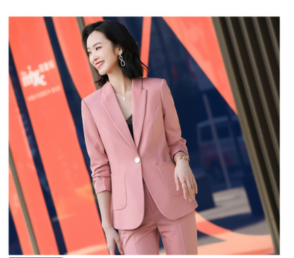 Spring And Autumn Fashion Temperament Commuter Women's Suits