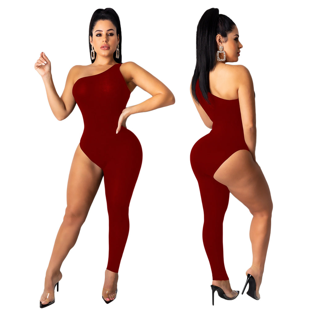 Mono asimétrico de color liso