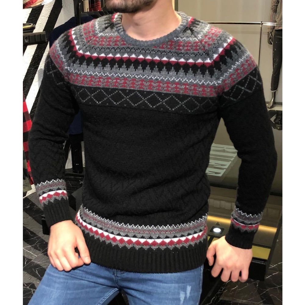 Jacquard Pullover Sweater Base