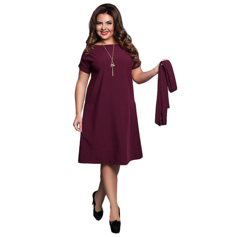 Robe décontractée grande taille pour femmes