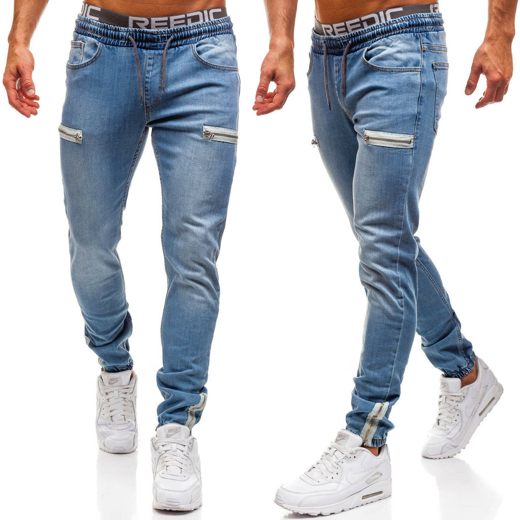 Jeans de sport en denim pour hommes