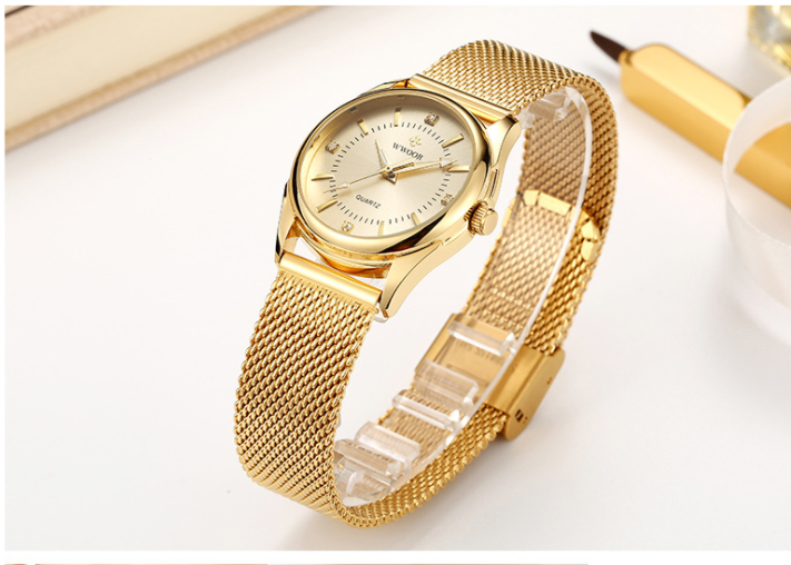 Women's Mesh Strap Waterproof Quartz Watch