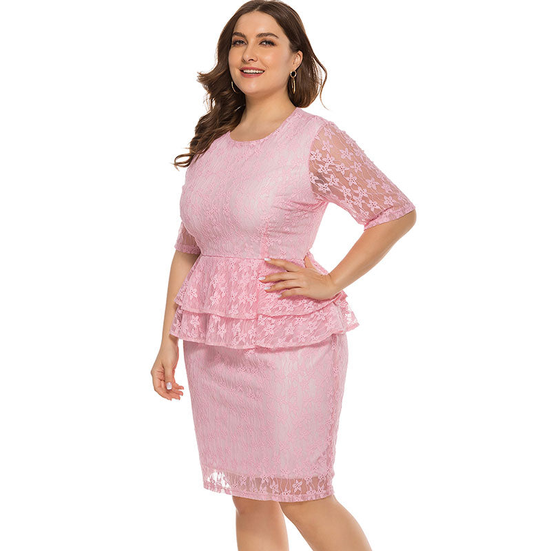 Femmes Pleine Dentelle Robe