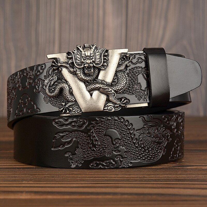Ceinture automatique en cuir de vachette