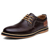 Chaussures à lacets de costume d'affaires souples pour hommes