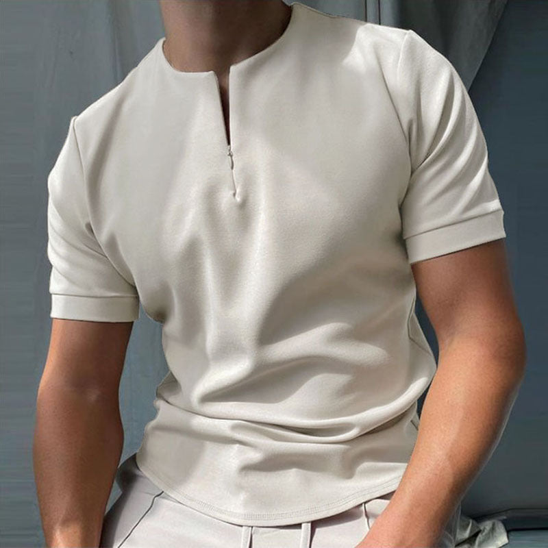 Men Short-Sleeved Polo Shirt