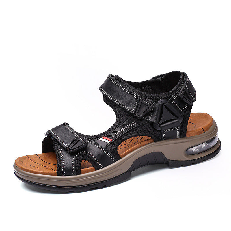 Sandales de plage en cuir pour hommes