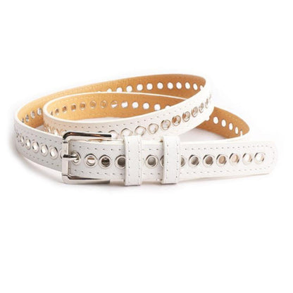 Women's All-match Belt With Full-hole Eye-catching Decoration