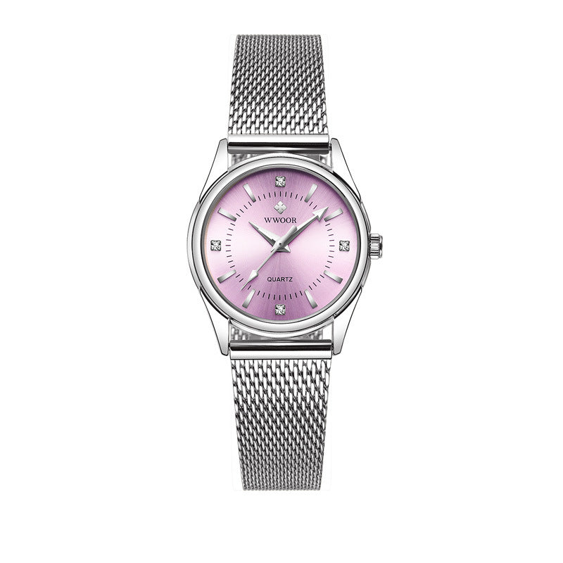 Women's Mesh Strap Waterproof Quartz Watch