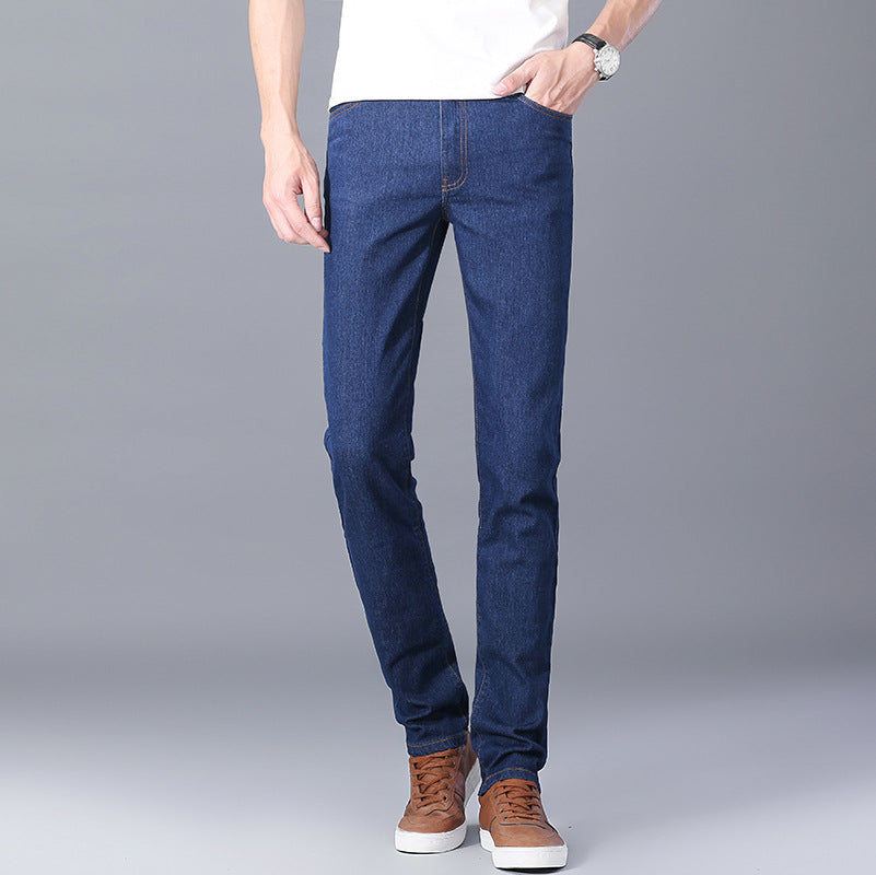 Men's Slim Business Straight Jeans
