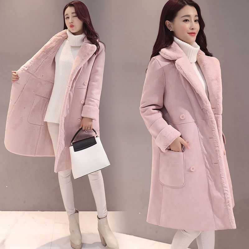 Women Lamb Wool Coat