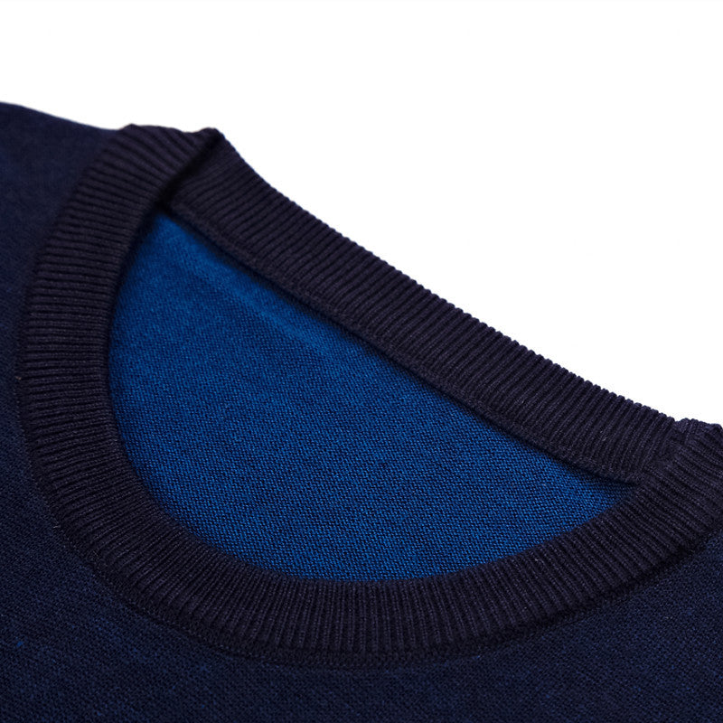 T-shirt à capuche et col rond à manches longues pour homme