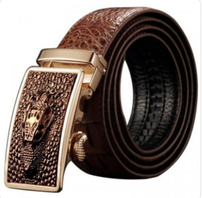 Ceinture Homme Cuir Véritable Boucle Automatique