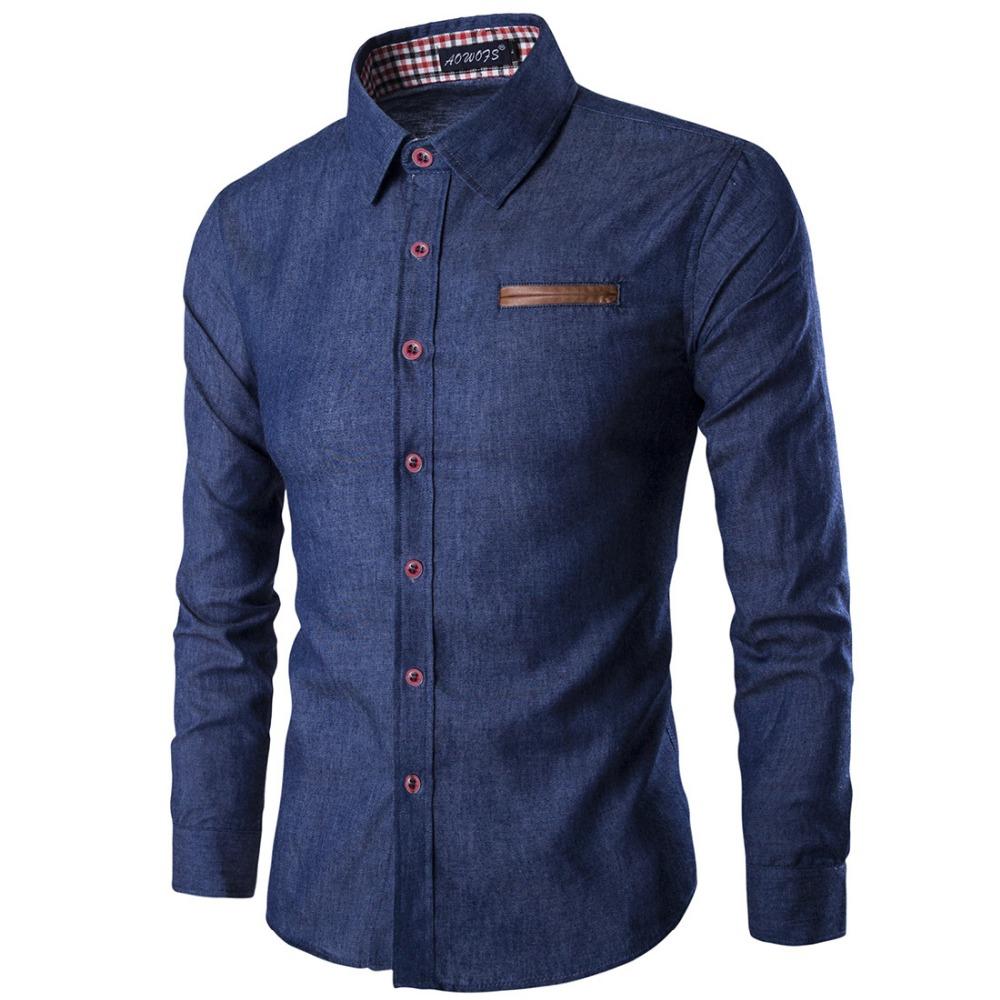 Camisa de vestir informal para hombre