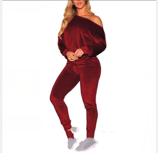 Costume deux pièces décontracté sexy pour femmes