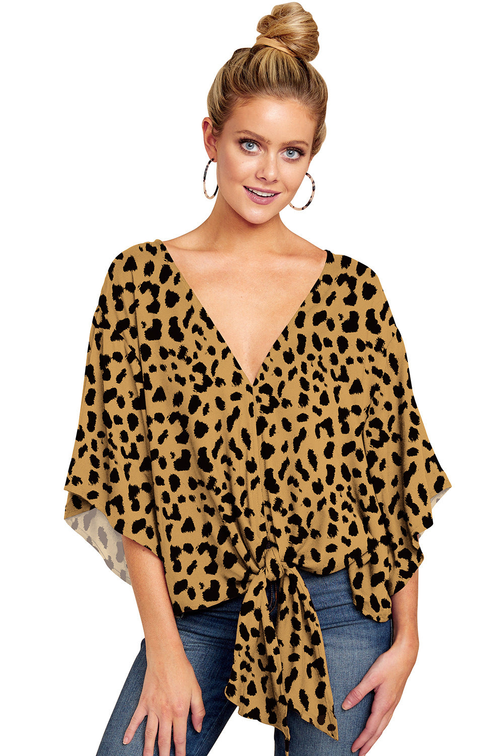 Women V Neck Blouse