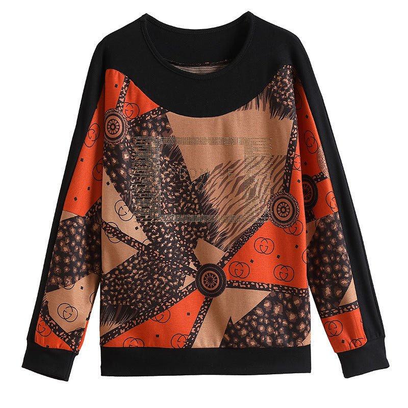 Women's Fashion Loose Long Sleeve Bottoming Shirt Top