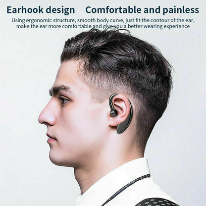 Bluetooth 5.0 Earpiece  Wireless Headset Earbuds Noise Cancelling