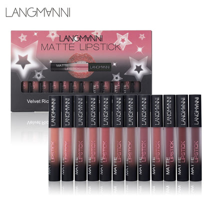 Makeup Non-stick Cup Matte Matte Lip Gloss Set Liquid Lipstick