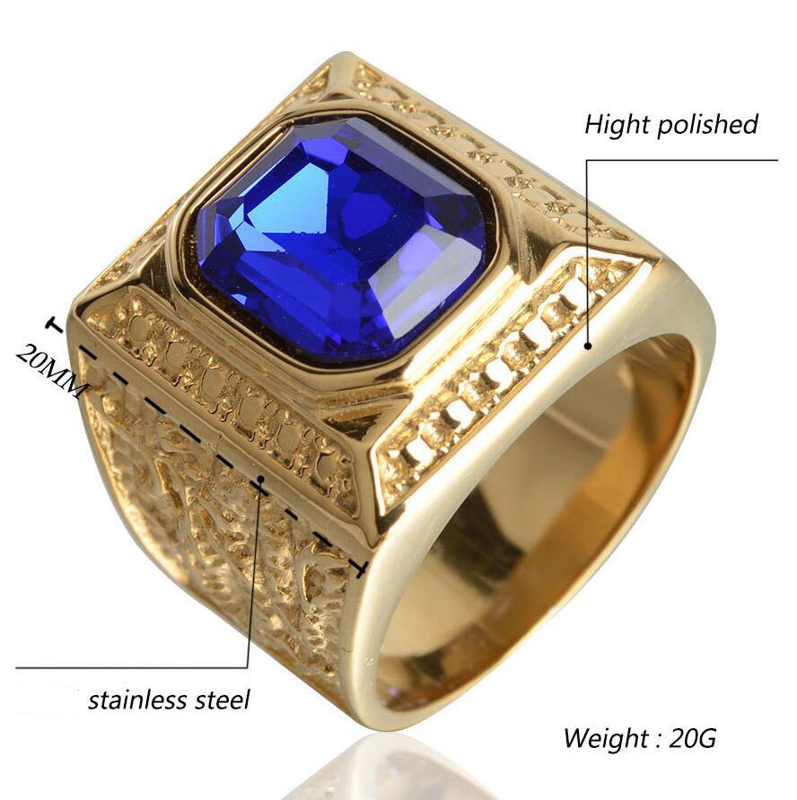 Fashion Titanium Steel Casting Texture Ring