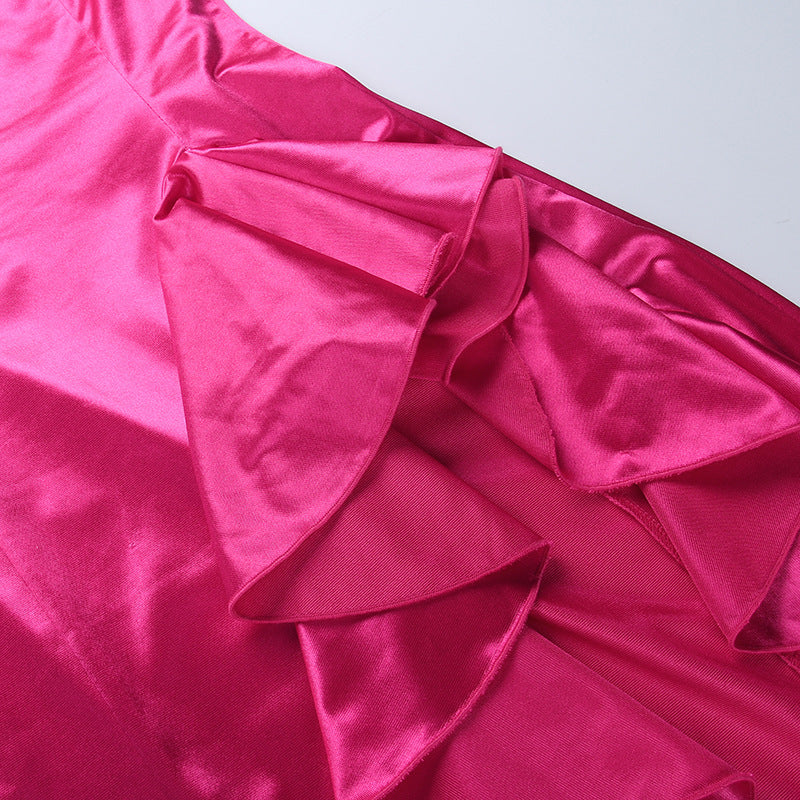 Vestido Elegante Y De Noche Con Abertura