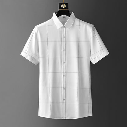 Slim-fit Men's Short-Sleeved Shirt