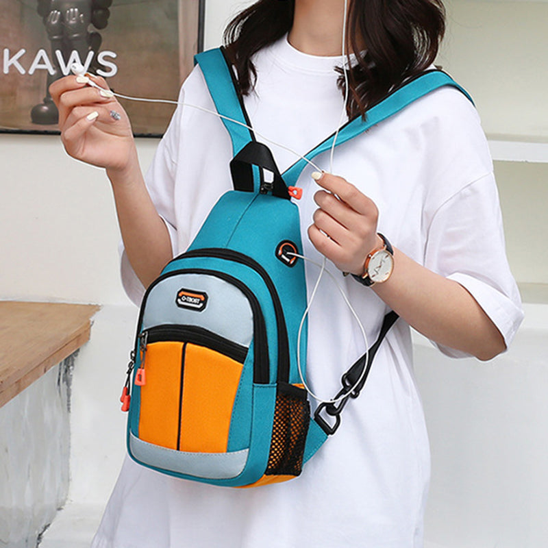 Women Sport  Multifunctional Backpack Shoulder Bags With USB Design