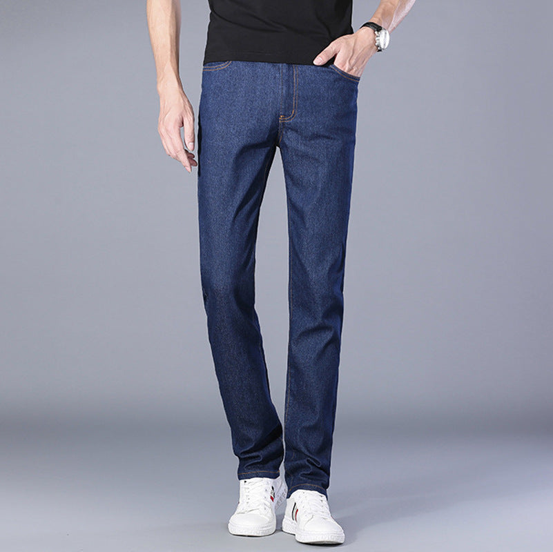 Men's Slim Business Straight Jeans