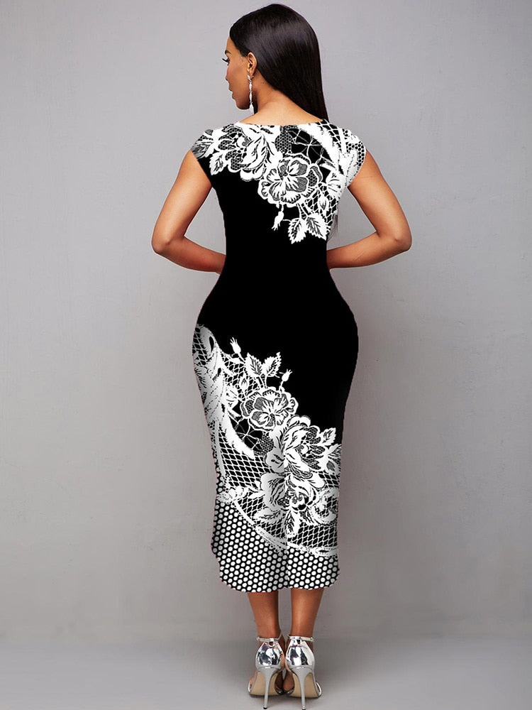 Robe de soirée moulante élégante pour femme