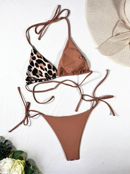 Bikini Triangulo Mujer Leopardo