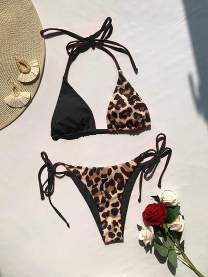 Bikini Triangulo Mujer Leopardo