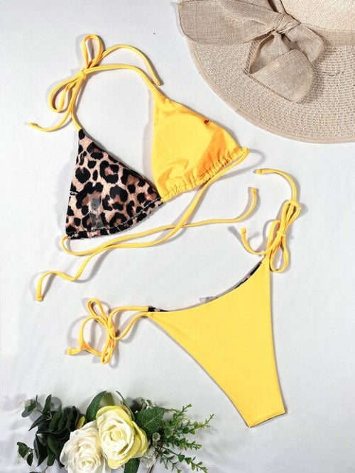 Bikini Triangulo Mujer Leopardo