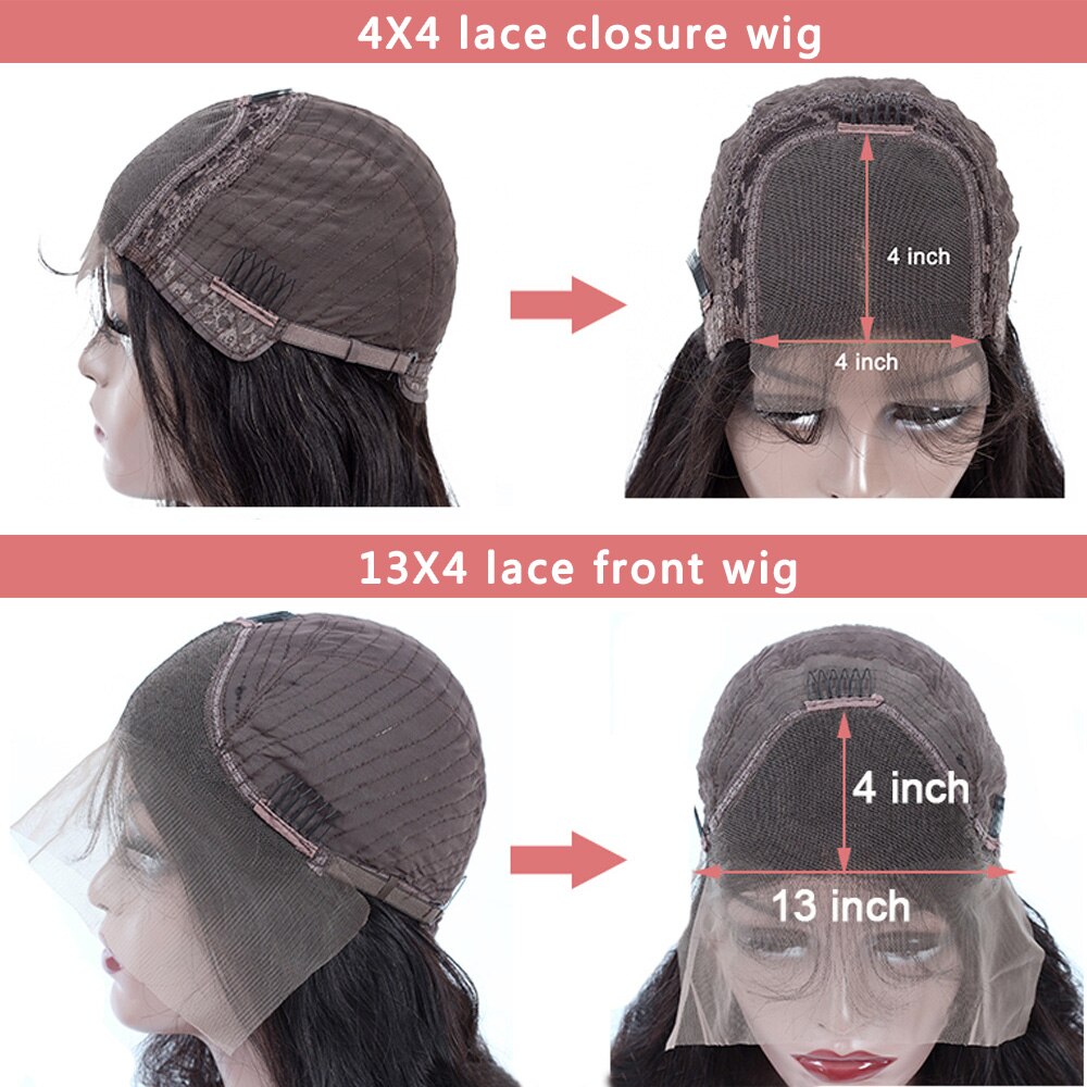 QT suelta onda profunda peluca 13x4 peluca con malla frontal 30 pulgadas pelucas de cabello humano para